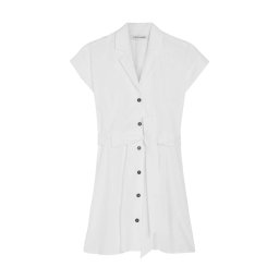 TRUSSARDI JEANS Rochie Popeline D007191T006183 w001 white