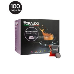 100 Capsule Caffe Toraldo Miscela Cremosa - Compatibile A Modo Mio