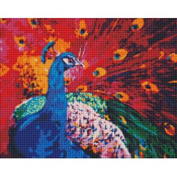 Set goblen cu diamante, cu sasiu, Frumusete majestoasa, 40x50 cm