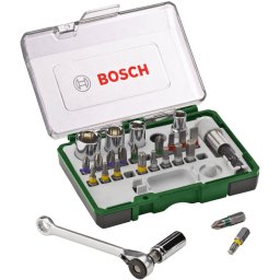 Set capete de insurubare si chei tubulare, mixte, 27 bucati