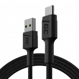 Cable USB-A - USB-C Green Cell GC PowerStream 120cm, with Ultra Charge, QC 3.0