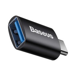 Adaptor Mini OTG Ingenuity Series de la Tip-C la USB-A 3.1, Negru