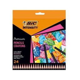 Creioane colorate 24 culori Bic Intensity Premium 653207