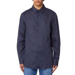 TRUSSARDI JEANS Cămaşă Linen C002961T005789 u290 navy