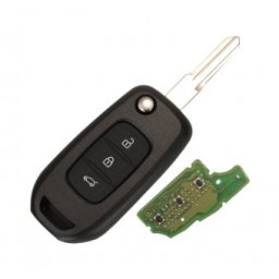 Cheie completa compatibila Renault Captur, Megane 3, Chip Hitag AES 4A PCF7961M, frecventa 434 MHz