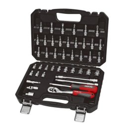 TRUSA TUBULARE 1/4" 4-14MM - 43P.