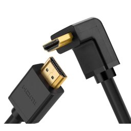 Cablu HDMI unghiular, 4K, 2 m, negru
