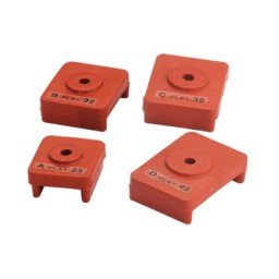 Set 4 bacuri dreptunghiulare din aluminiu pentru presa
