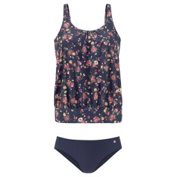 LASCANA Costum de baie Tankini albastru închis / mai multe culori