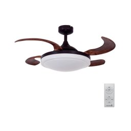 Ventilator de tavan FANAWAY 512120 EVORA 2xE27/15W/230V + telecomandă