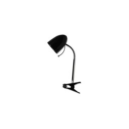 Lampă de masă cu clemă Aigostar 1xE27/11W/230V negru/crom