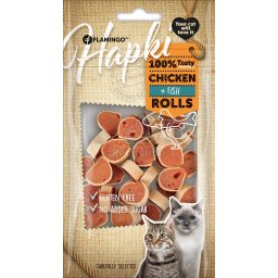 Flamingo Cat Snack - rulouri cu pui și pește 50 g