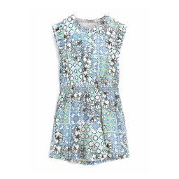 GUESS K Rochie Pentru copii Viscose Blend Ss Romper J3GK13WFBN0 pn20 yellow/l.blue tiles
