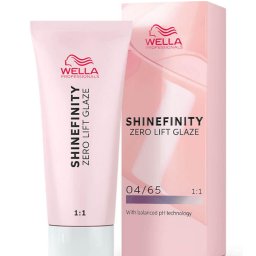 Vopsea de par semi-permanenta Wella Professionals Shinefinity Zero Lift Glaze 04 65, Cool Deep Cherry, 60 ml