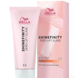 Vopsea de par semi-permanenta Wella Professionals Shinefinity Zero Lift Glaze 05 37, Warm Caramel Espresso, 60 ml