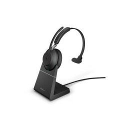 Casti cu microfon Jabra Evolve2 65, Link380a UC Mono Stand, Black