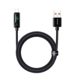 Cablu Digital Pro USB-A la Lightning Black (1.2m, 3A, 12W)