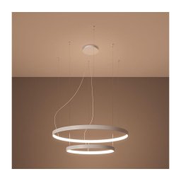 Lustră LED pe cablu RIO LED/80W/230V CRI90 3000K alb Thoro TH.176