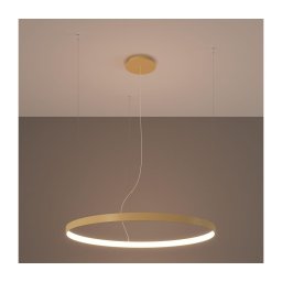 Lustră LED pe cablu RIO LED/50W/230V CRI90 3000K d. 78 cm auriu Thoro TH.174