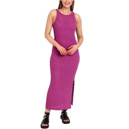 VERO MODA Rochie Vmevelyn Sl Crochet 7/8 Dress Vma 10286490 17-2617 TCX dahlia mauve