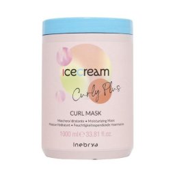 Masca hidratanta pentru par cret ondulat Inebrya Ice Cream Curly Plus, 1000 ml