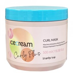 Masca hidratanta pentru par cret ondulat Inebrya Ice Cream Curly Plus, 500 ml