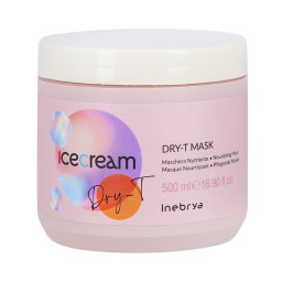 Masca hidratanta pentru par cret ondulat Inebrya Ice Cream Dry-T, 500 ml
