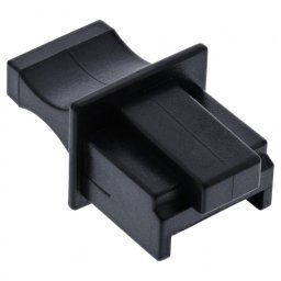 Set 100 buc protectie impotriva prafului pentru RJ45 Negru, InLine IL59942E
