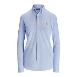 Polo Ralph Lauren Bluză 'Heidi' albastru deschis / maro / roșu / alb