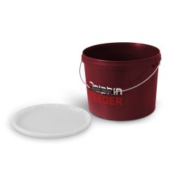 Găleată rotundă cu capac Delphin FEEDER, 10 litri