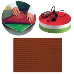 Covoras Silicon Blat Decor Relief Model Buline, 60x40 cm