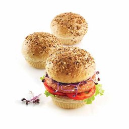 Forma Silicon Chifla Burger O 8 x H 2 cm, 6 cavitati