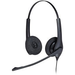 Casti On-Ear Jabra BIZ 1500 QD Duo, Noise Cancelling, Negru