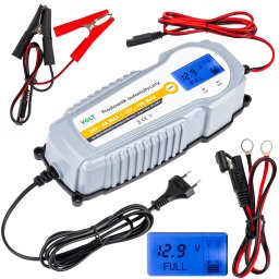 Redresor încărcător automat 12-24V LCD 10A VOLT POLSKA