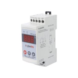 Modul: regulator PTC temperatură relee OUT 2: relee DIN