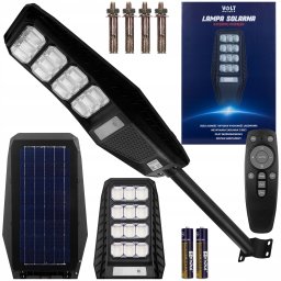 Set Lampa solara Pioneer 240W , Panou solar 15W , Acumulator solar 18000mAh , Telecomanda
