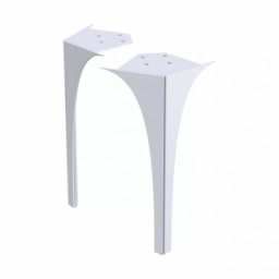 Set picioare fata pentru mobilier Oristo Louis 102 ,alb lucios