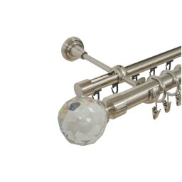 Galerie dubla kula crystal 25/19 teava neteda si profil inox