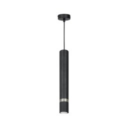 Lustră pe cablu JOKER 1xGU10/25W/230V negru/crom mat