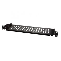 Raft fix pentru cabinet 19" 1U max 10kg Negru, Logilink SF1C25B