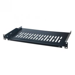 Raft fix pentru cabinet 19" 1U max 10kg Negru, Logilink SF1C35B