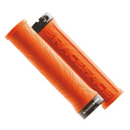 RACE FACE GRIP HALF NELSON W/LOCK orange