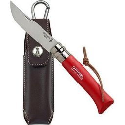 Opinel No. 08 Red with sheath