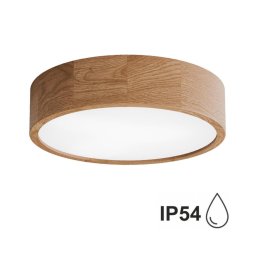Plafonieră pentru baie CLEO 3xE27/24W/230V IP54 d. 37,5 cm stejar