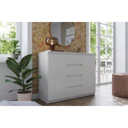 COMODA NIT 1 , ALBA, 109X85HX40 CM