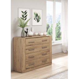 COMODA IANIS 2, STEJAR, 100X90HX42 CM