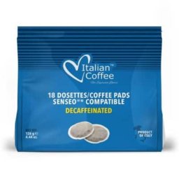 Paduri Italian Coffe Decoffeinated compatibil Senseo, 62mm-18 buc