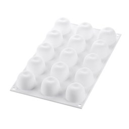 Mar Cireasa Piersica Mignon 3D, O3.9 x H 3 cm - Forma Silicon Monoportii, 15 cavitati