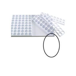 Mignon Oval 4.2 x 3 x H 2.5 cm - Set 6 Matrite Formare 96 Produse, Tava 60 x 40 cm