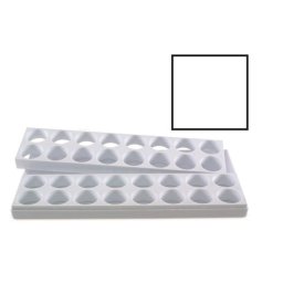 Mignon Patrat 3.8 x 3.8 x H 2.5 cm - Set 2 Matrite Formare 32 Produse, Tava 40 x 20 cm